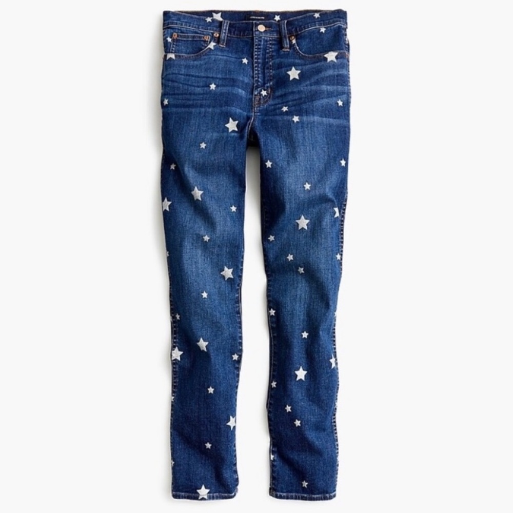 J.Crew Vintage Straight Jeans in Silver Star
